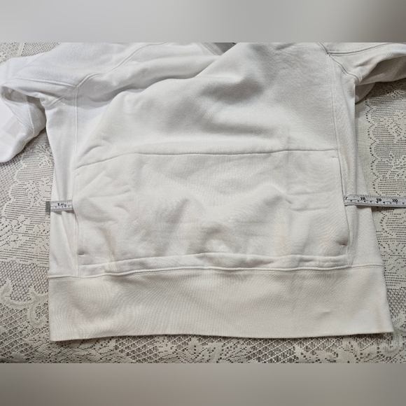 Free People Movement White Long Sleeve Polo Sweatshirt Size S - Picture 7 of 9